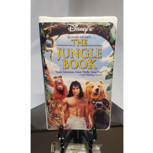 RARE Disney 1995 The Jungle Book by Rudyard Kipling's VHS Tape - Picture 1 of 3